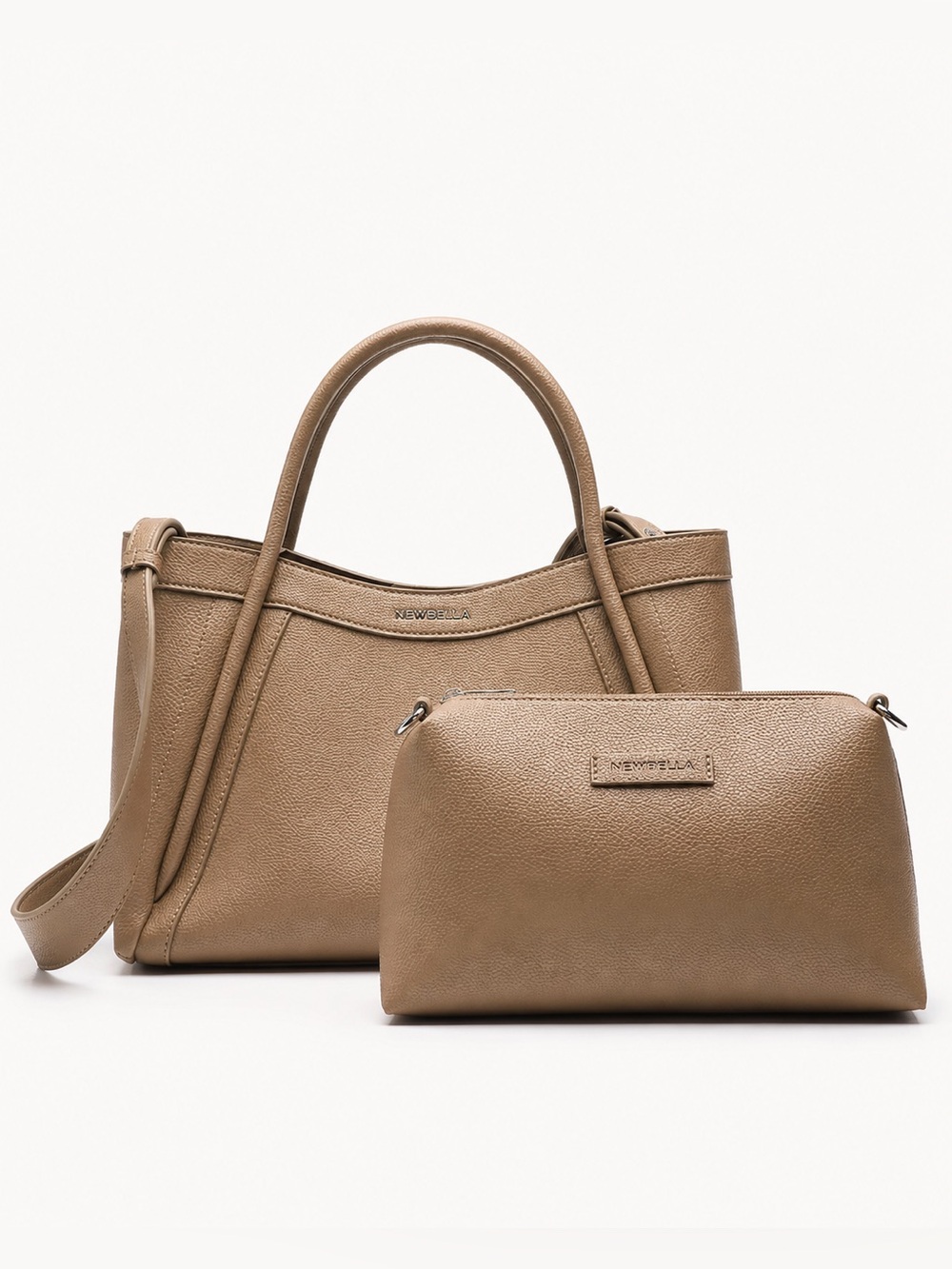 NEWBELLA Kelly M Size 2-PC Tote Bag Set with Removable Pouch NWT